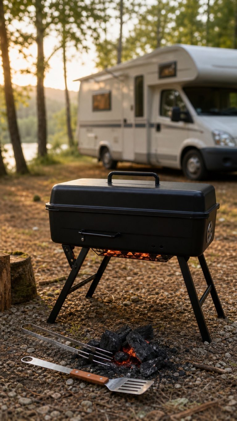 Weber Go-Anywhere a carbonella pronto per una grigliata outdoor