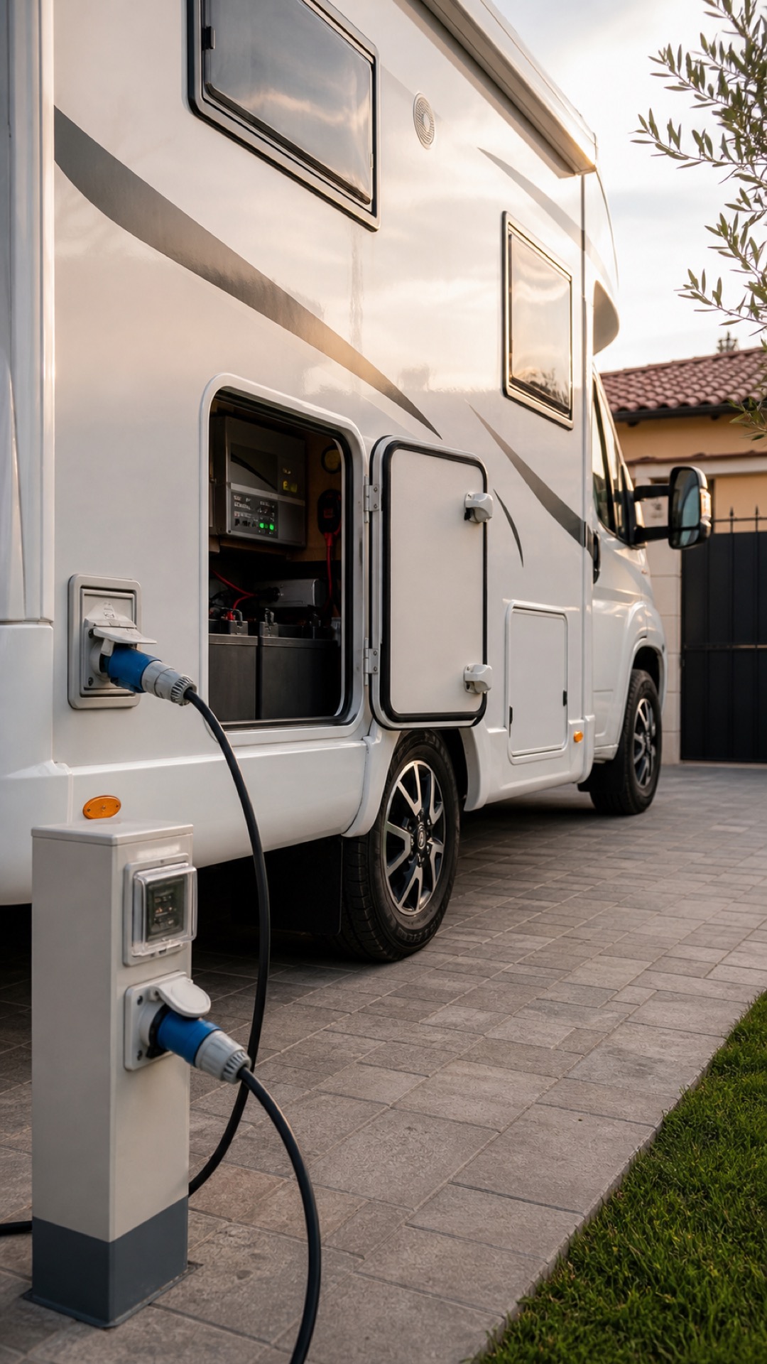 Camper in rimessaggio: 230 volt collegata o tutto spento?