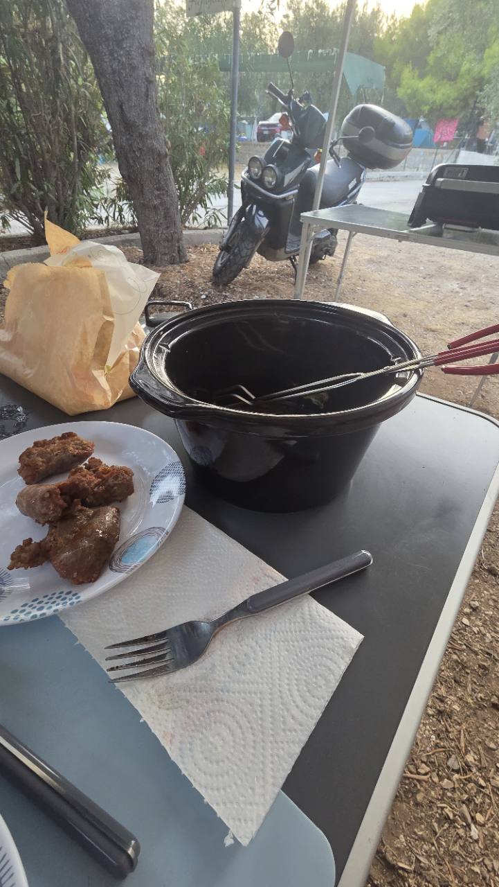 crockpot cena tavolo camper