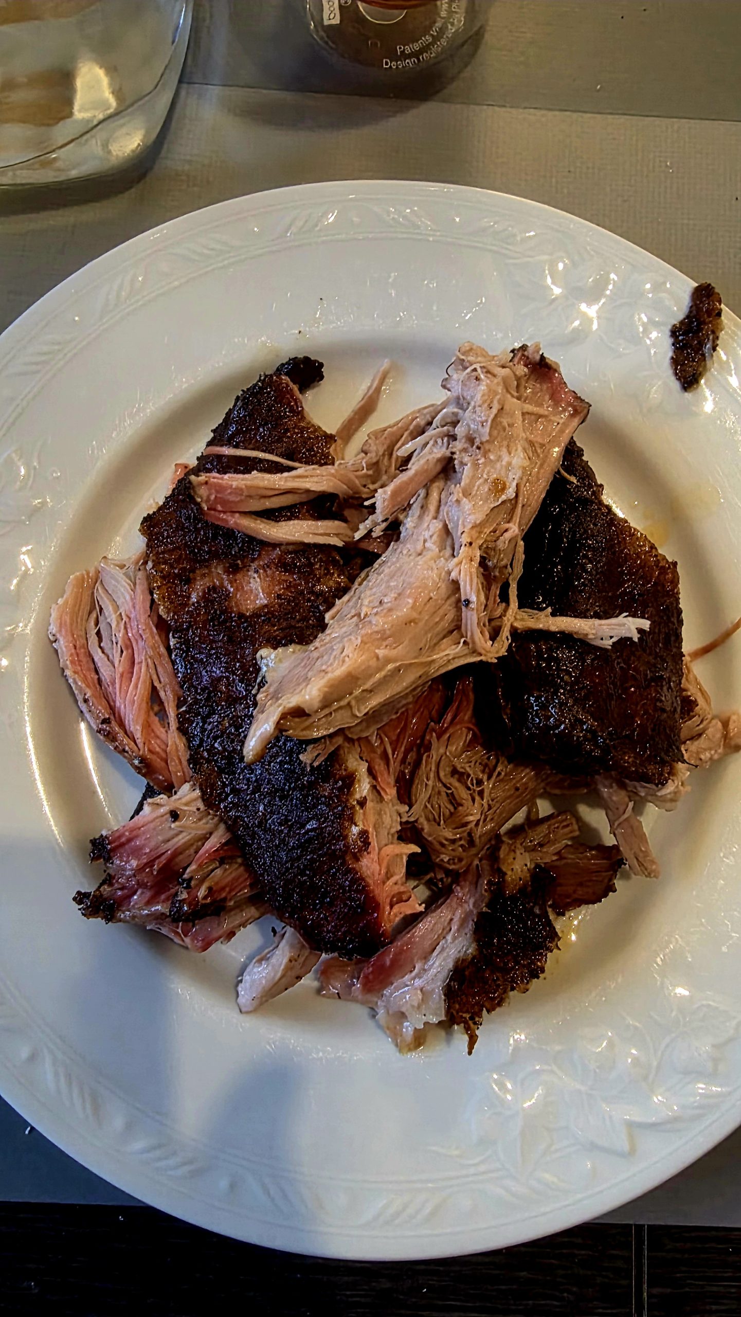pulled pork servito nel piatto