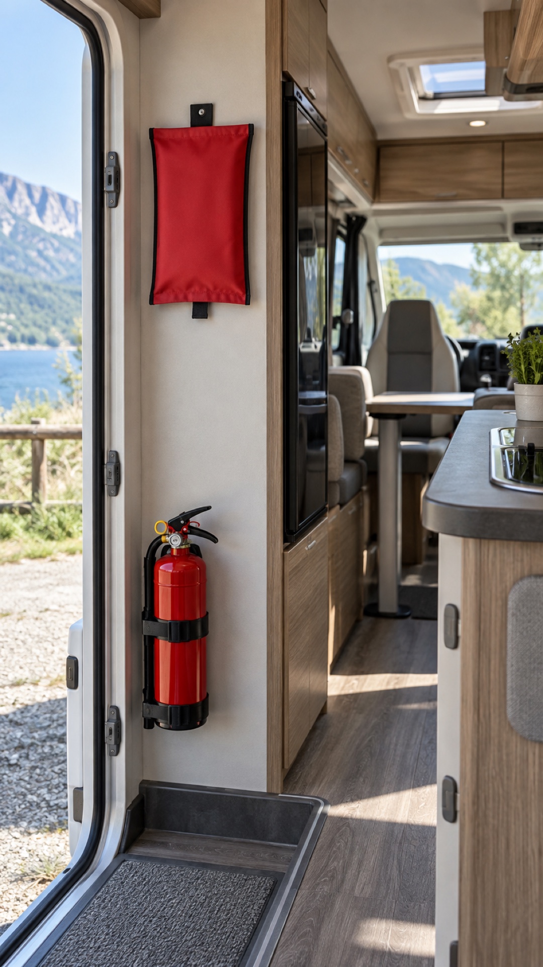 Estintore in camper: quale scegliere e dove sistemarlo