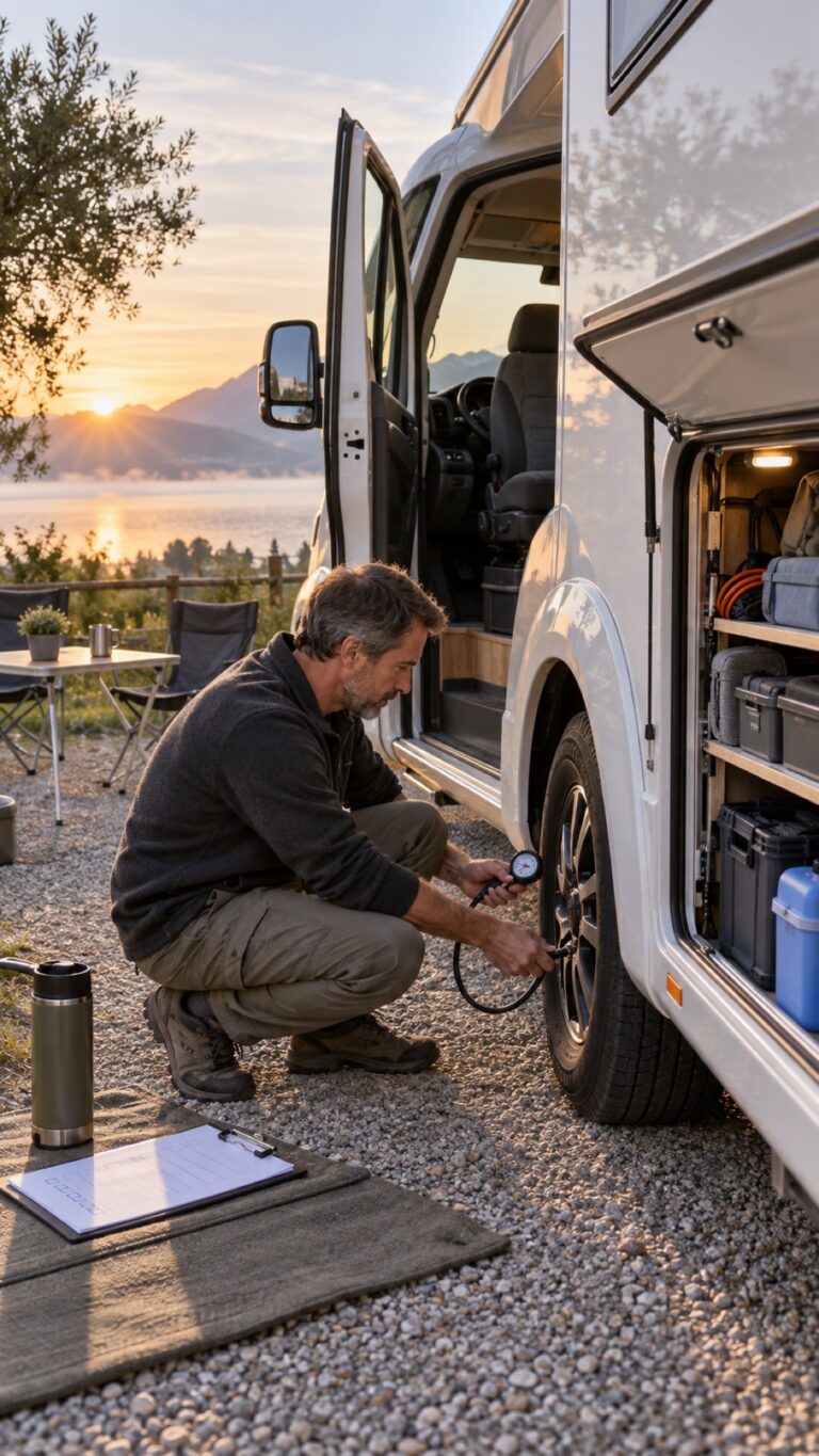 La checklist completa prima di partire in camper