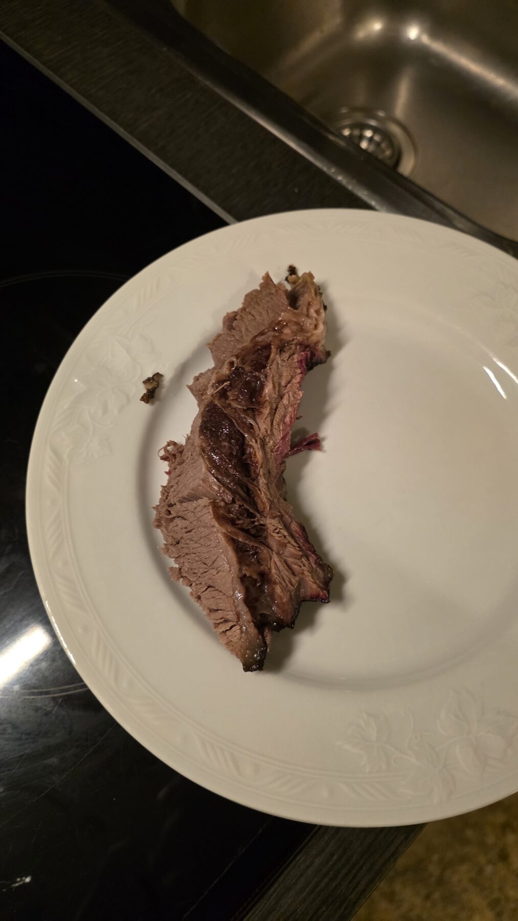 brisket nel piatto
