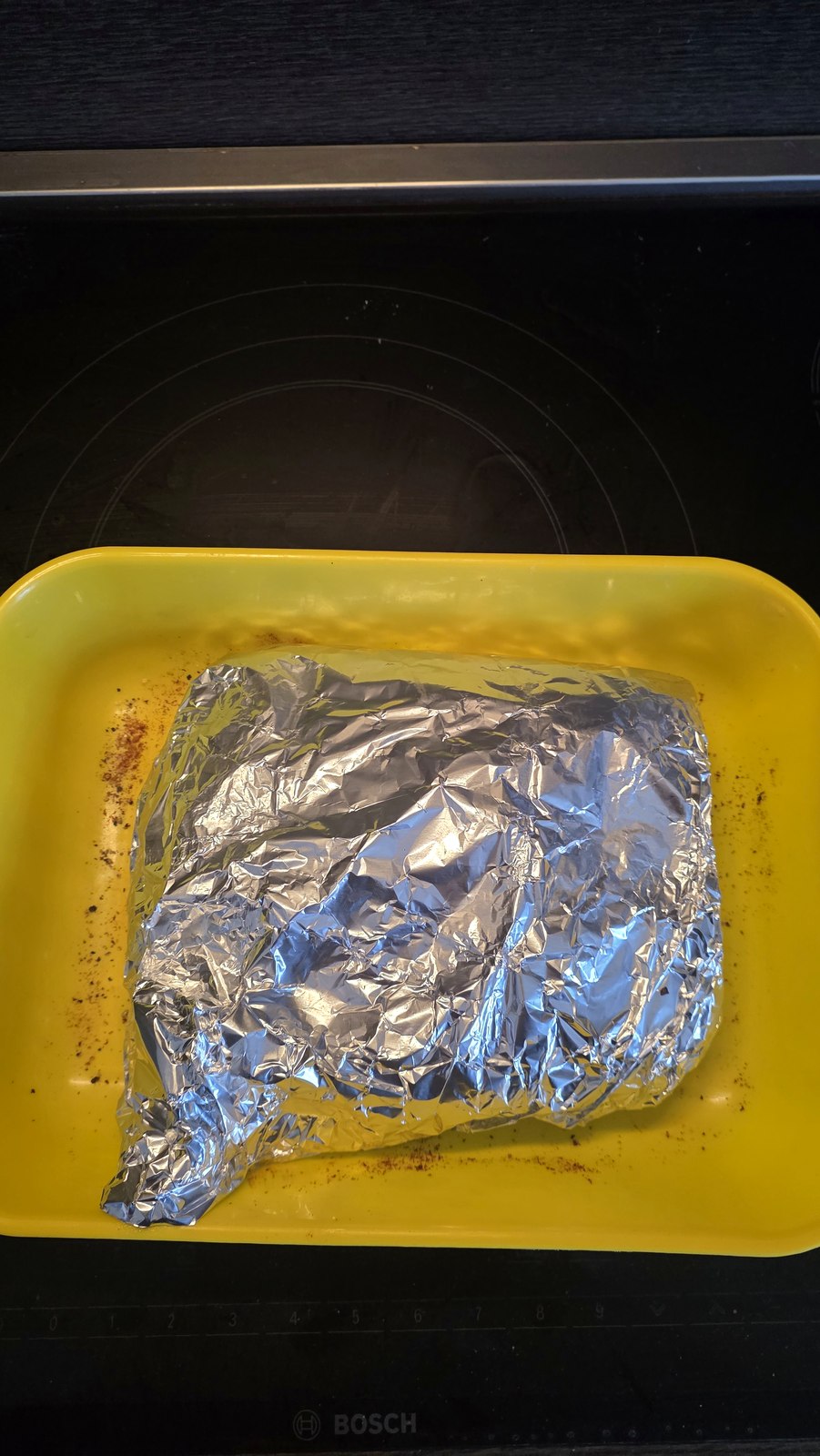 costata avvolta nel foil