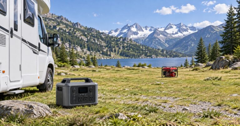 Generatore o stazione di alimentazione in camper?