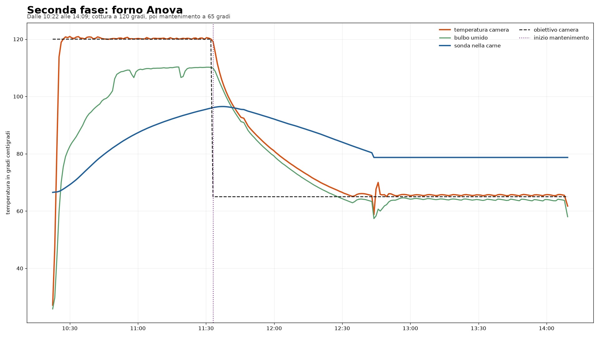 grafico forno anova