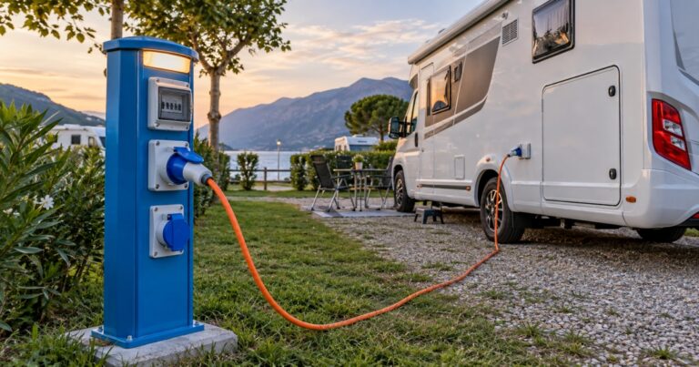 Quanti ampere servono alla colonnina del campeggio?